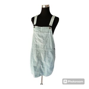 Wild Fable Size Large Blue Corduroy Overall Dress Cottage Chic Women's Overalls